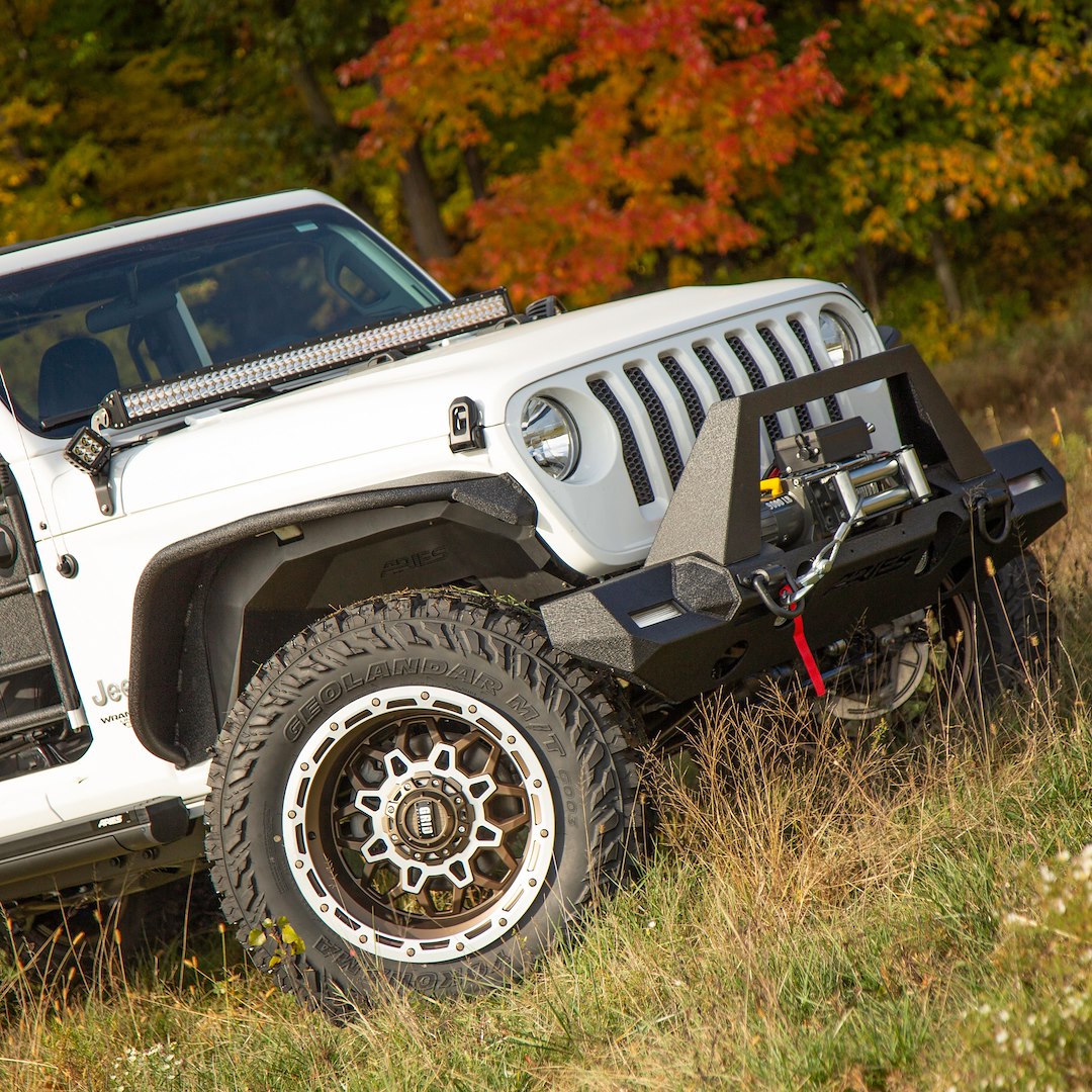 Aries 1500203 Jeep JL Front Aluminum Fender Flare Pair - image 9