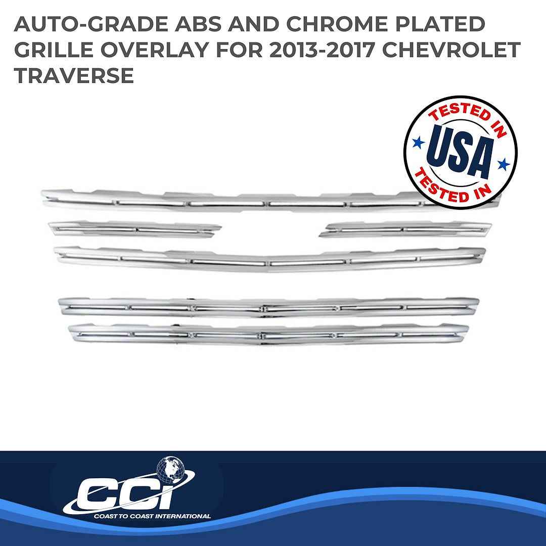 Coast To Coast GI117 Traverse Chrome Horizontal Grille Trim