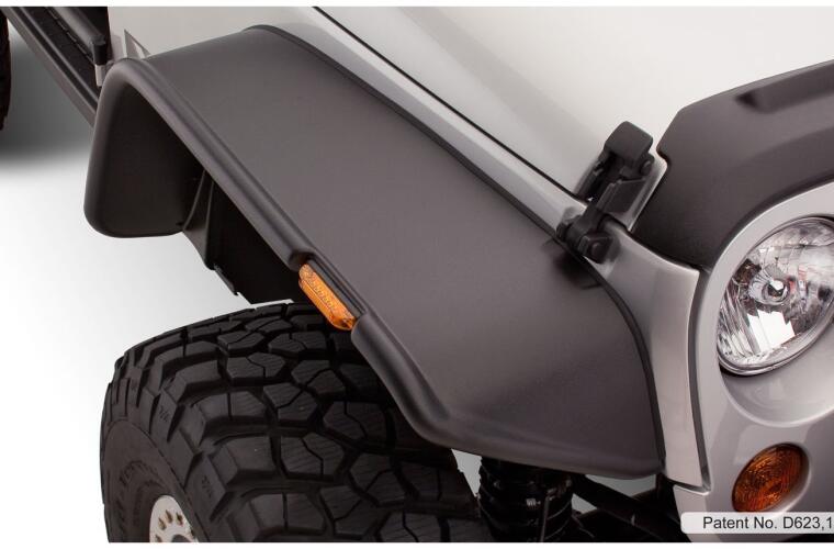 Bushwacker 10919-07 Two-Door Flat Style Flare Set