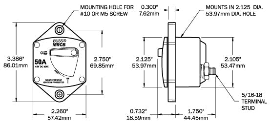 Blue Sea 7040-Bss Circuit Breaker - image 2