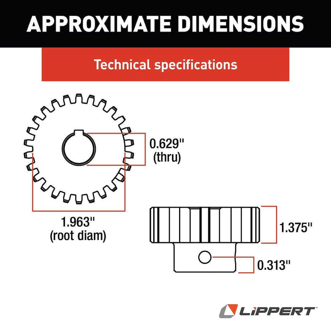 Lippert Components 116658 Slide Out Gear - image 5