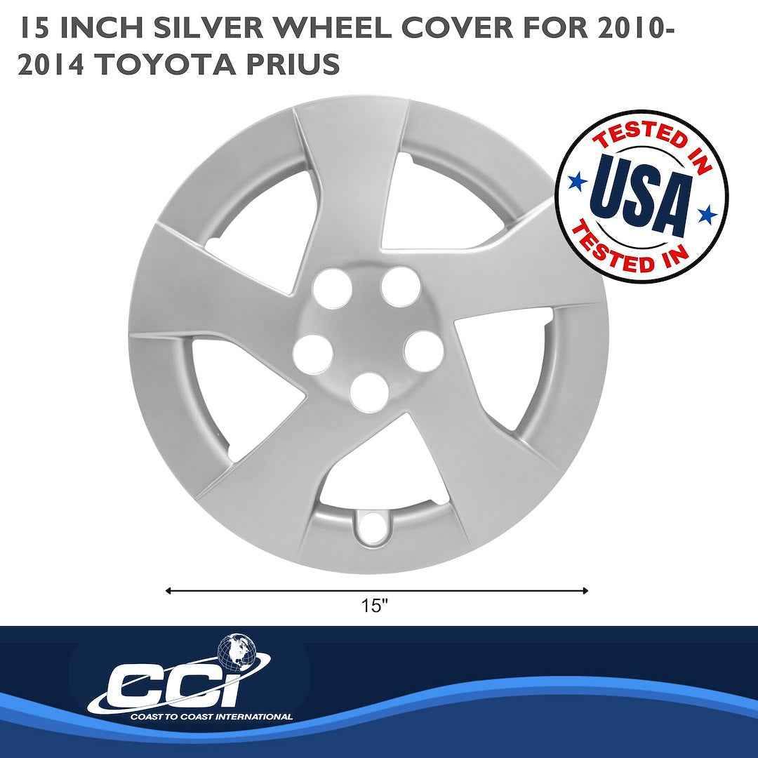 Coast To Coast 44815S Directional-Spoke Wheel Covers for Prius