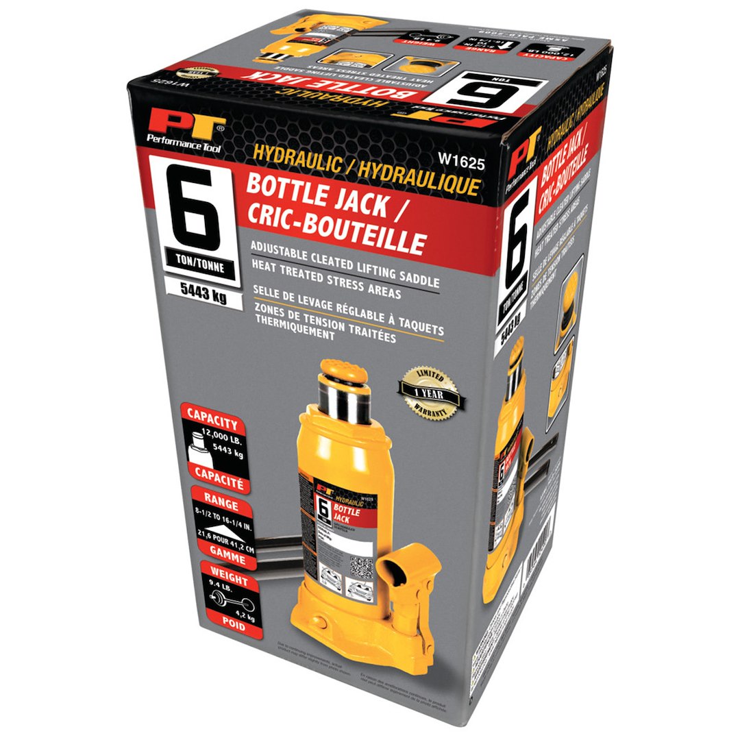 Performance Tool Bottle Jack - 12000 lb – W1625
