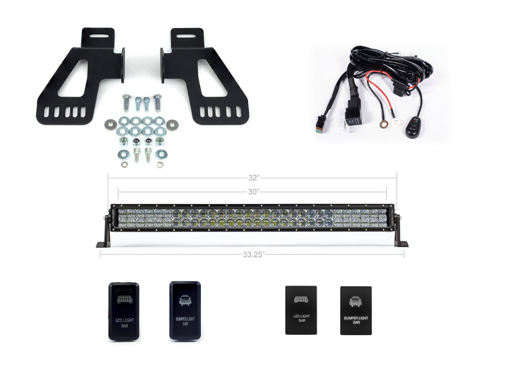 Cali Raised LED CR2571 Tacoma Grille-Mount Spot Package - image 1