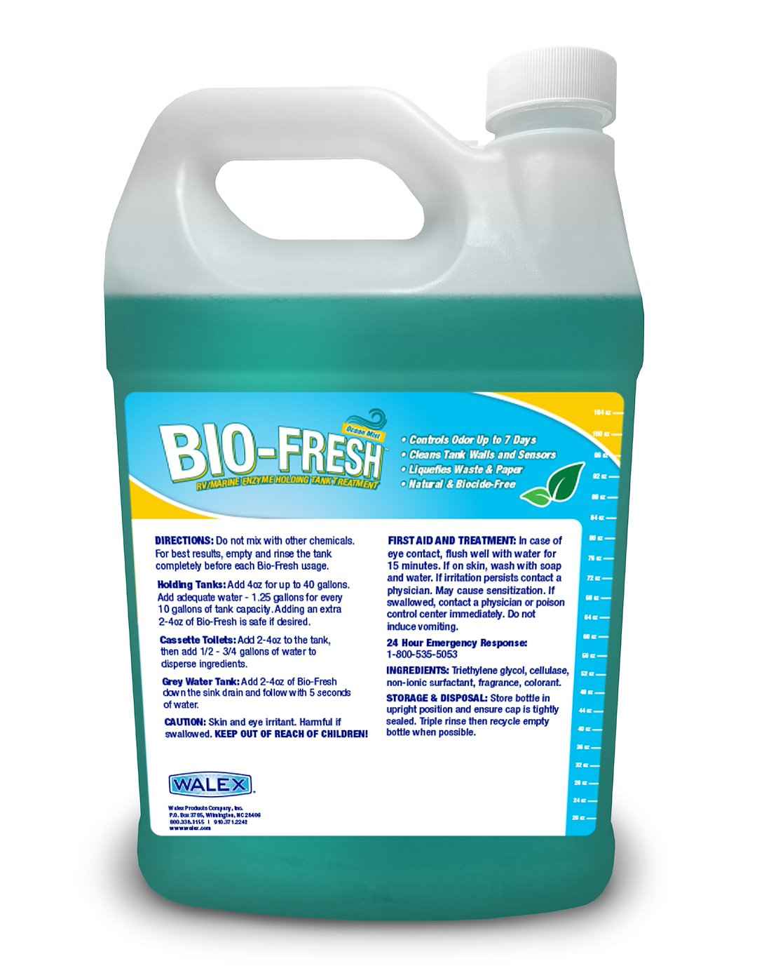 Walex RV Holding Tank Treatment - 1 Gallon Jug β BIOFROM1G