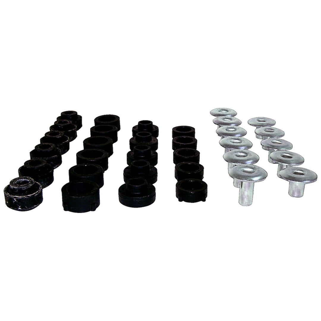 Crown Automotive 55176180K Black Body Mount Bushings and Hardware Kit - image 4