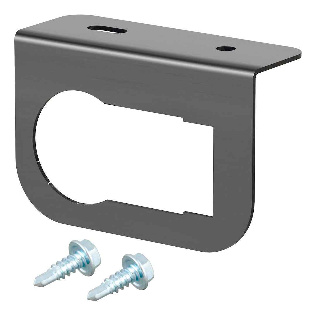 CURT 57016 Steel Bracket for Dual 7-Way/4-Way Socket