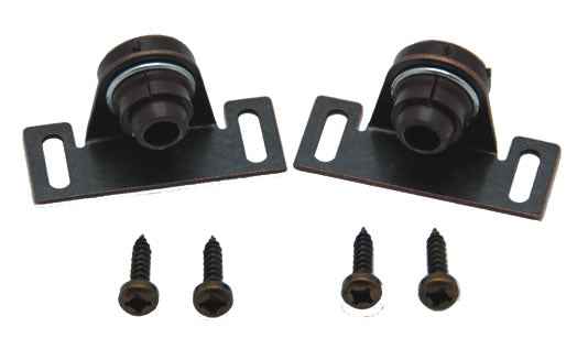 AP Products 013037 Black Cabinet Friction Latches, Pair