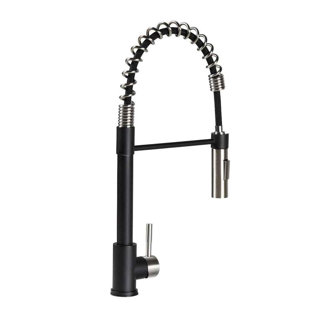 Lippert Kitchen Faucet - Black, Coil-Spring Pull Down – 2022109922