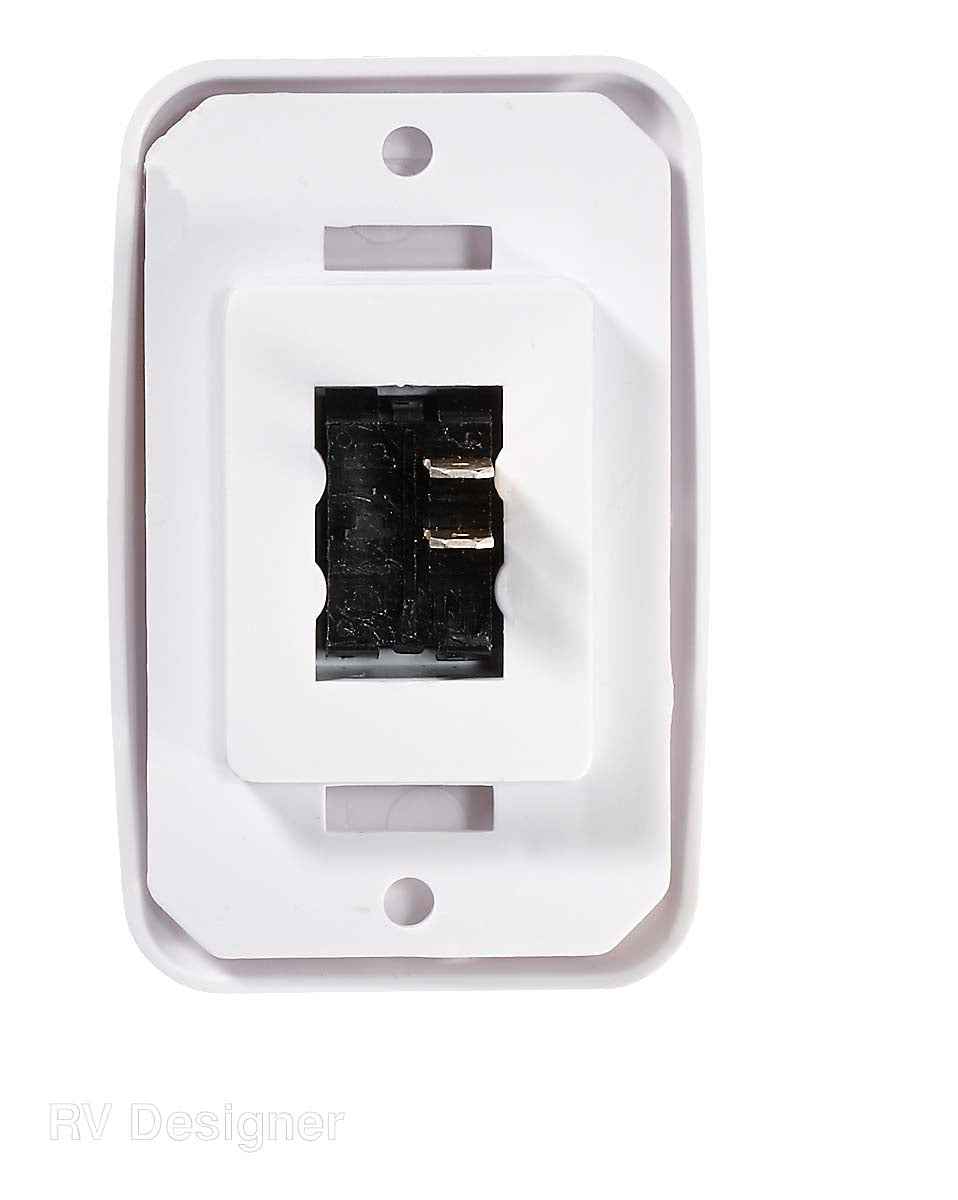 RV Designer Multipurpose Switch - White – S531