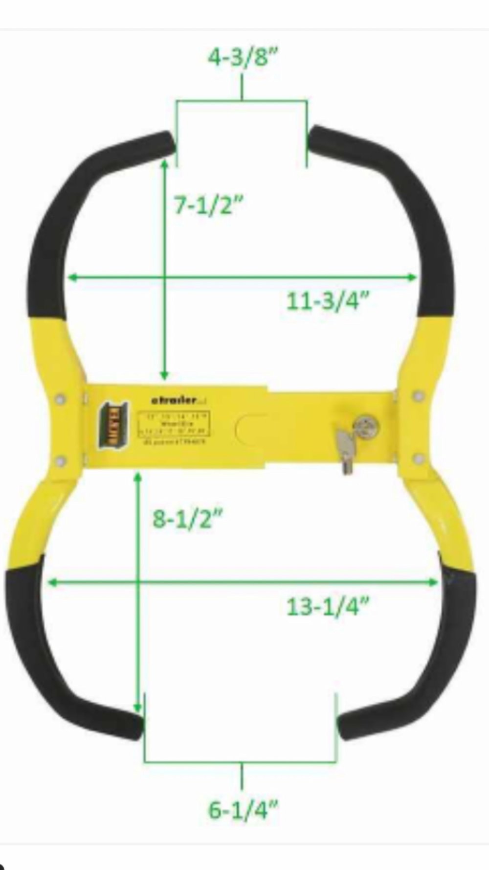 Rack-Em Trailer Wheel Locking Boot – RA-25