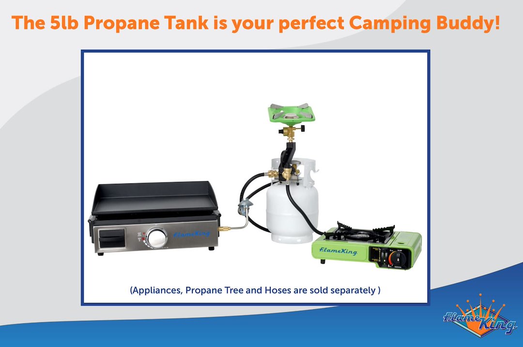 Flame King Ysn5lb Propane Tank - image 4