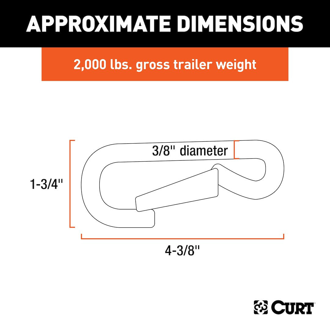 CURT Trailer Safety Chain Hook (81266)