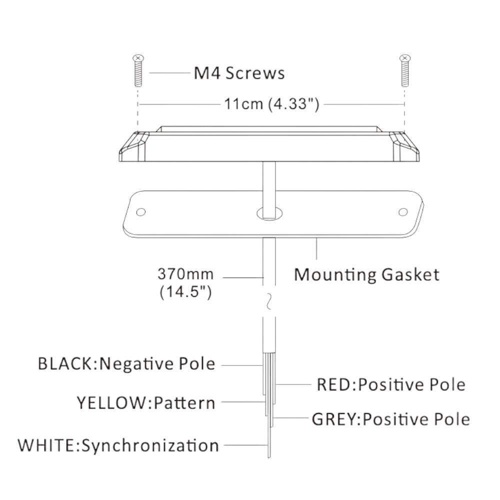 Builtbright BB6110A Slim Surface-Mount LED, 63 Patterns - image 4
