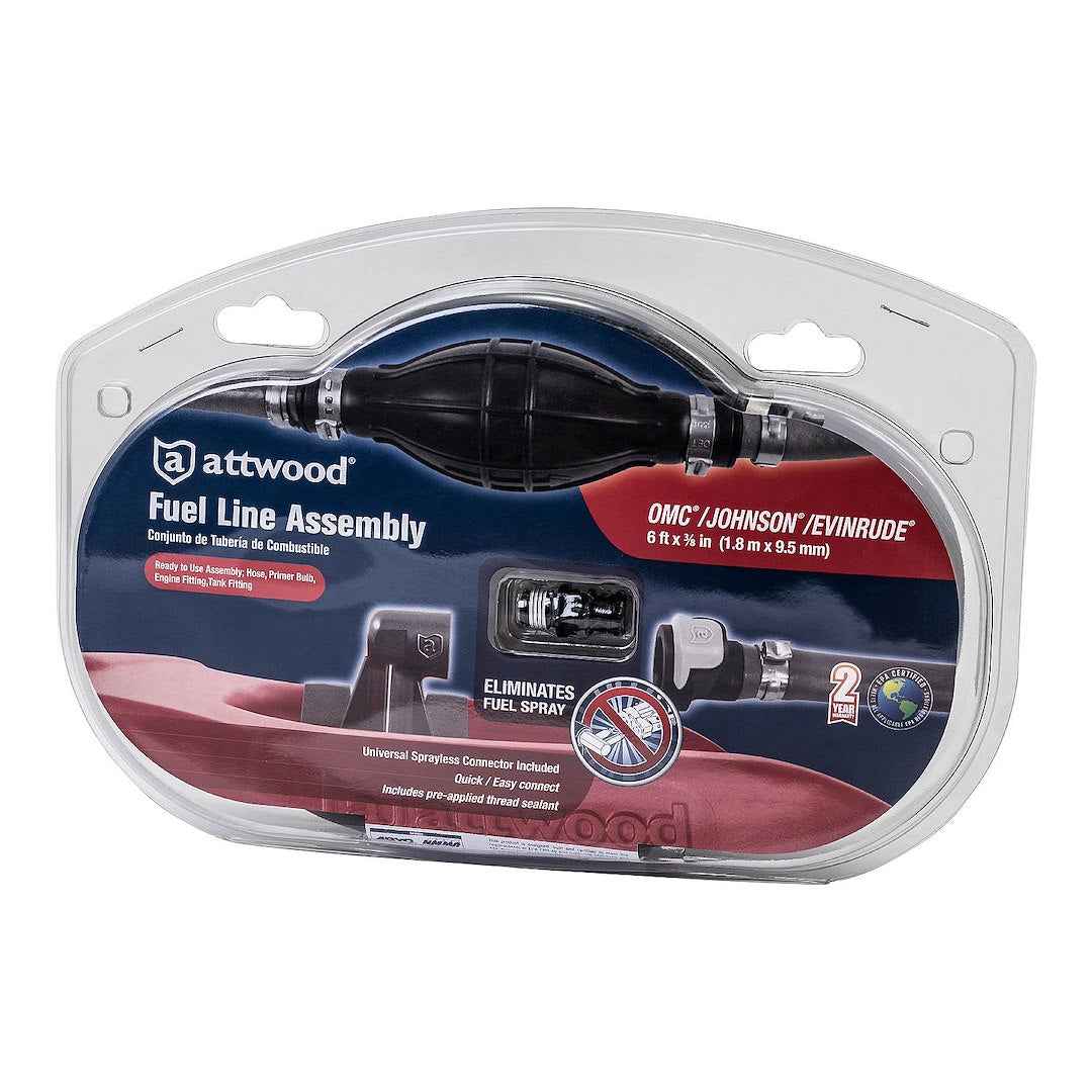 Attwood Marine Fuel Line - 6 ft – 93806EUS7