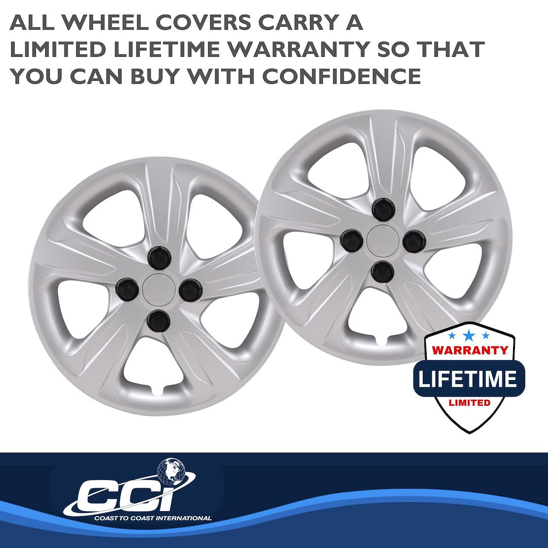 Coast To Coast 55815S Spark 15-Inch Silver Snap-On Set - image 4