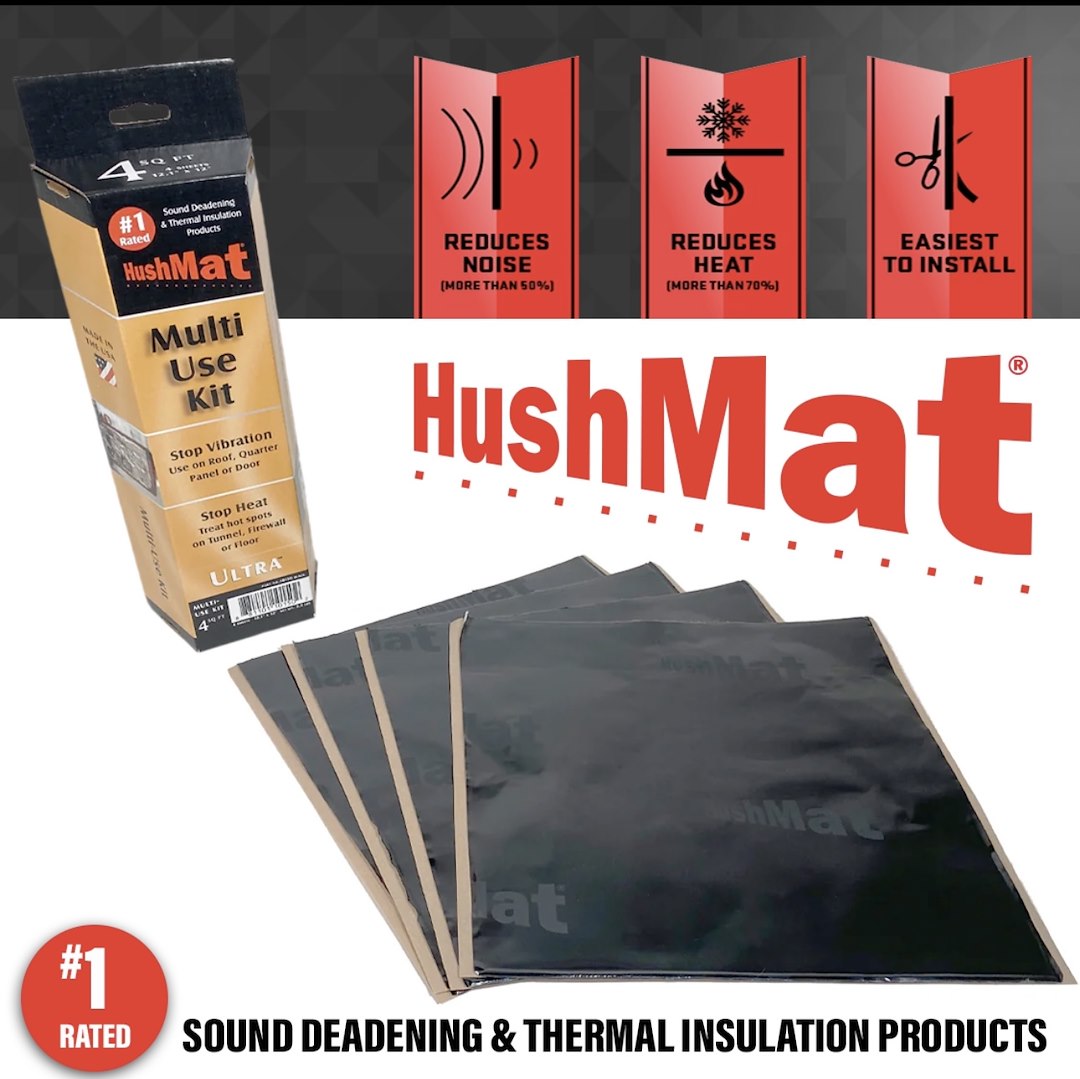 Hushmat 10150 Stealth Black Acoustic Insulation Kit