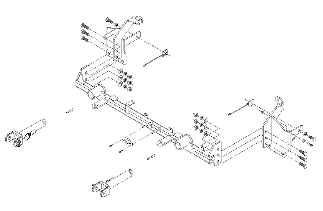 Roadmaster Vehicle Baseplate for Ford Maverick 2022β2024 β 524470-5