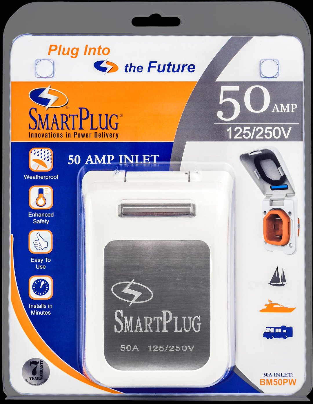 Smartplug Systems Bm50pw Power Inlet Port - image 1