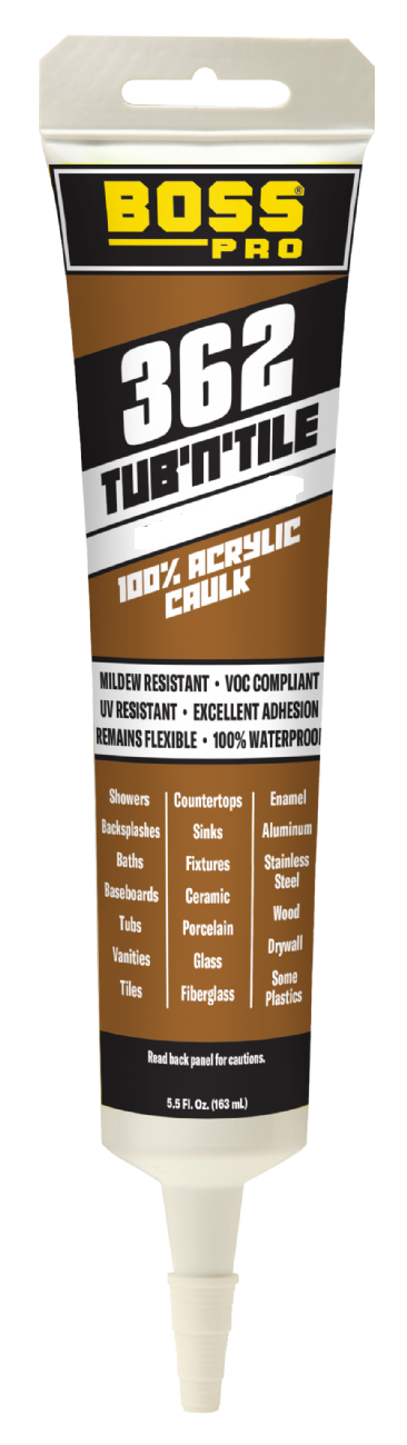 Accumetric Boss 362 5.5 Ounce Bright White Paste Caulk (142257)