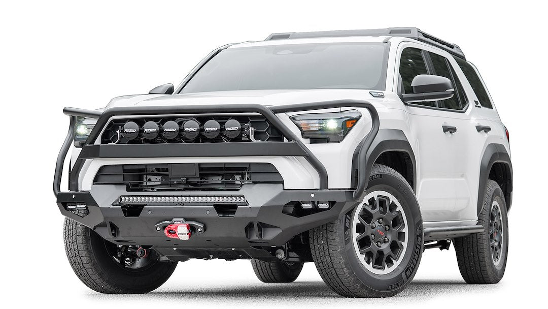 Fab Fours T425-X6850-1 Guarded Matrix Front Winch Bumper