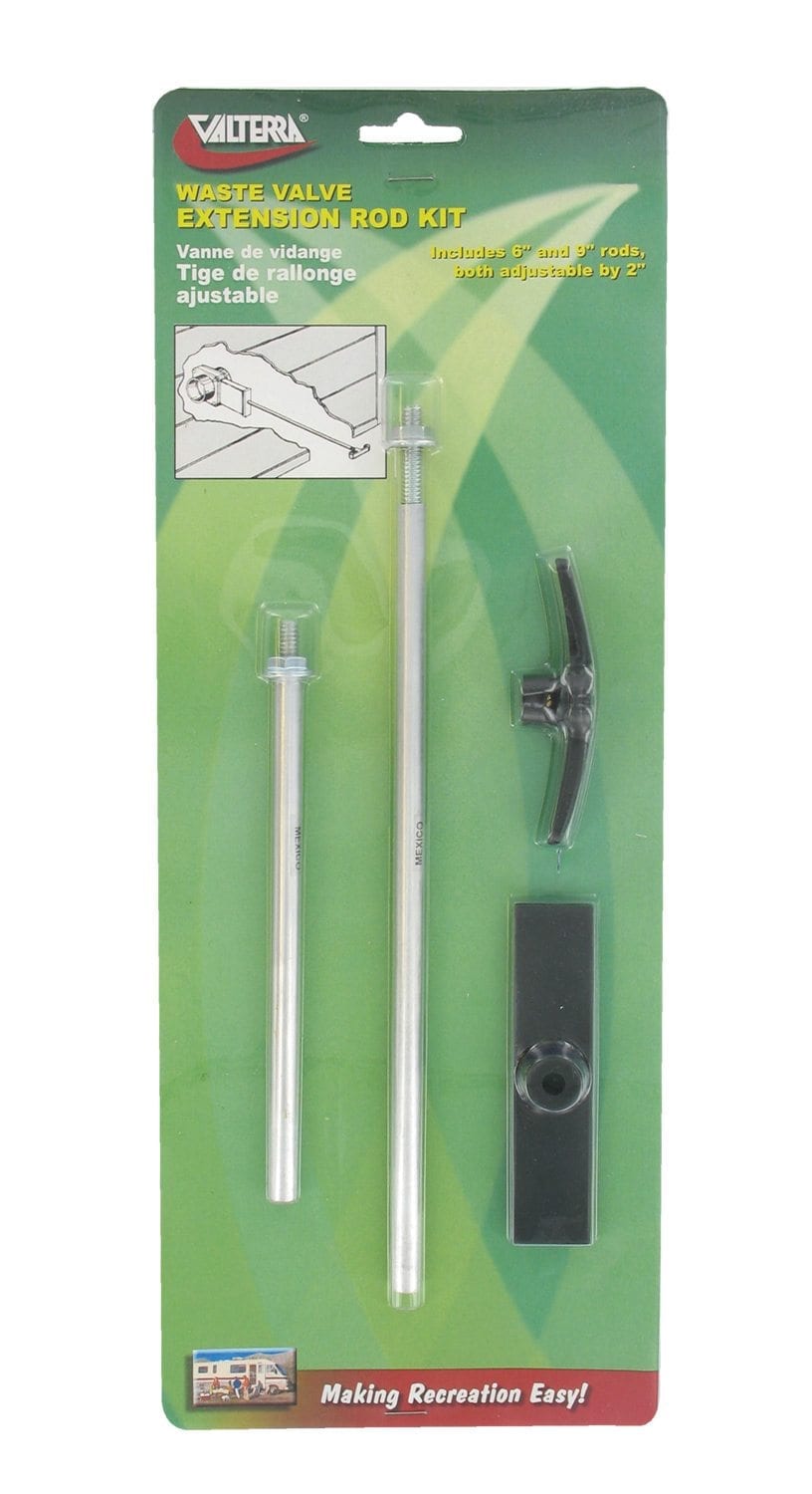 Valterra Waste Valve Extension Set - 4–6 in and 7–9 in – T1046-12VP