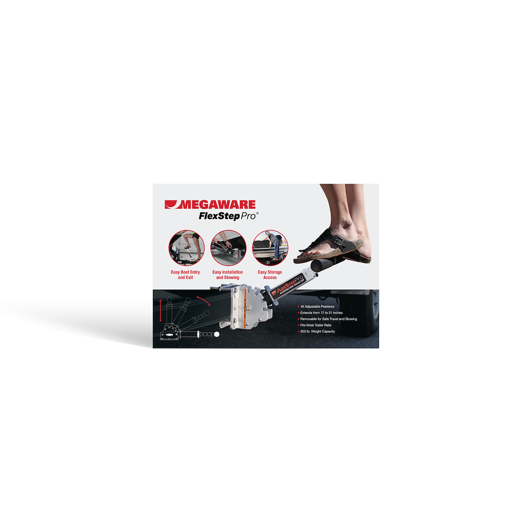 Megaware KeelGuard 80011 FlexStep Pro Boat-Trailer Step