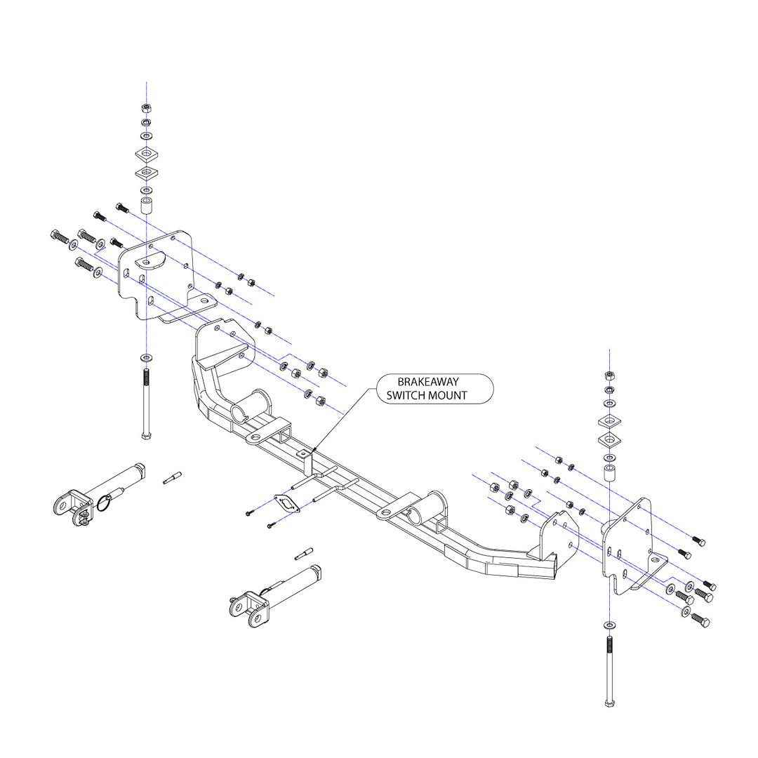 Roadmaster Vehicle Baseplate for Chevrolet Equinox 2018β2019 β 523193-5