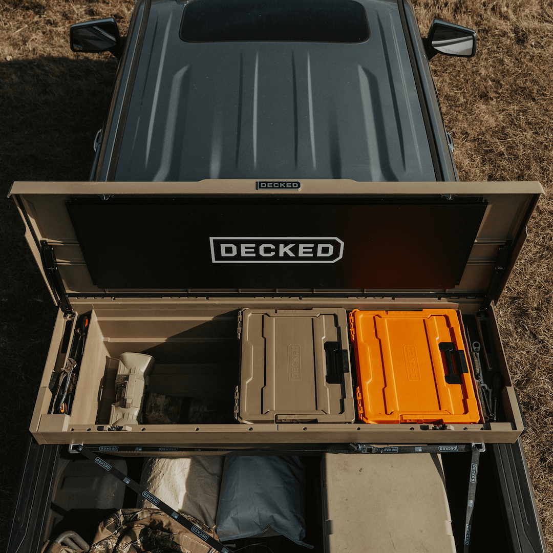 Decked Dtb2-Tan Tool Box 2.0 Crossover Storage