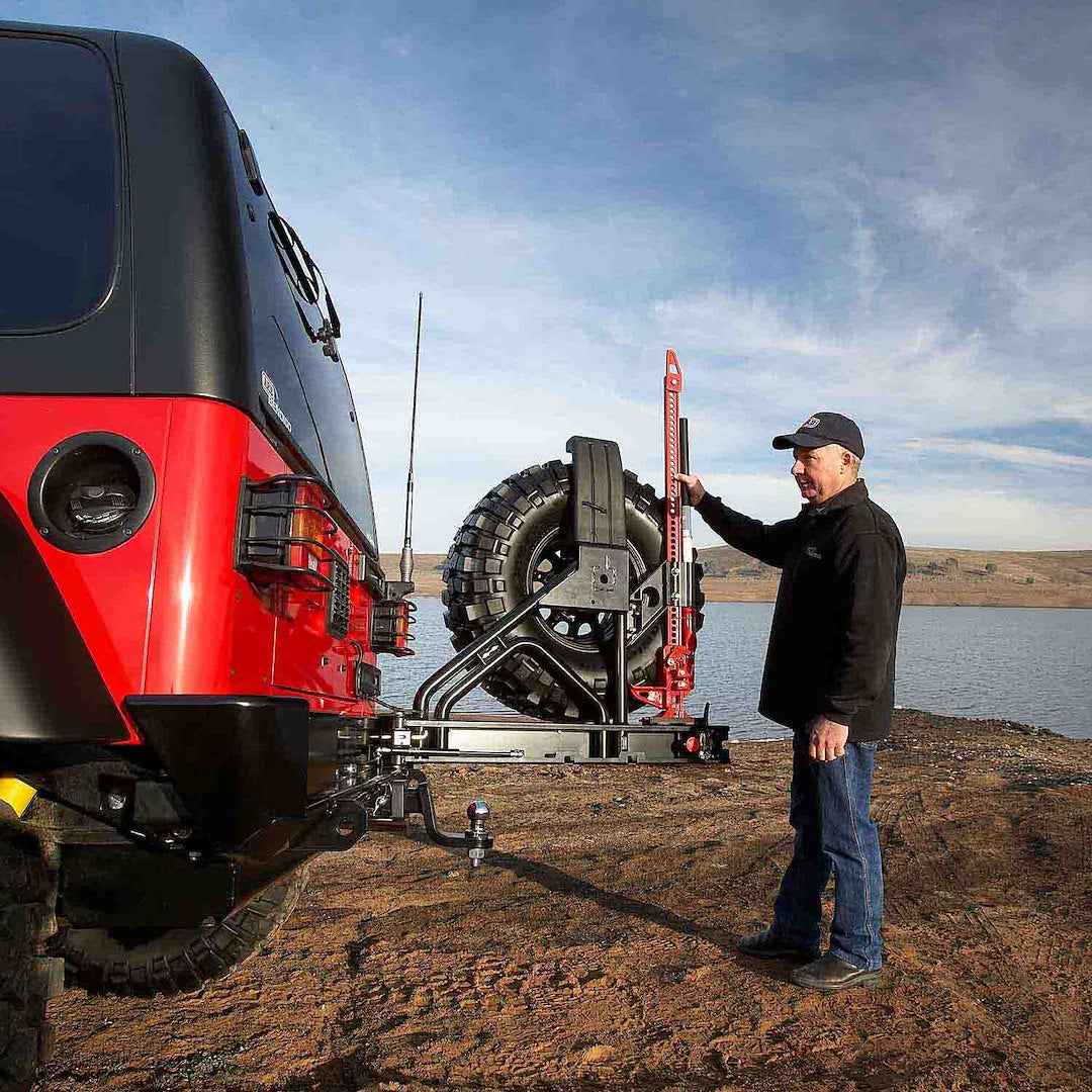 ARB 5750012 Rear-Bar Tire Carrier, 42-Inch Maximum