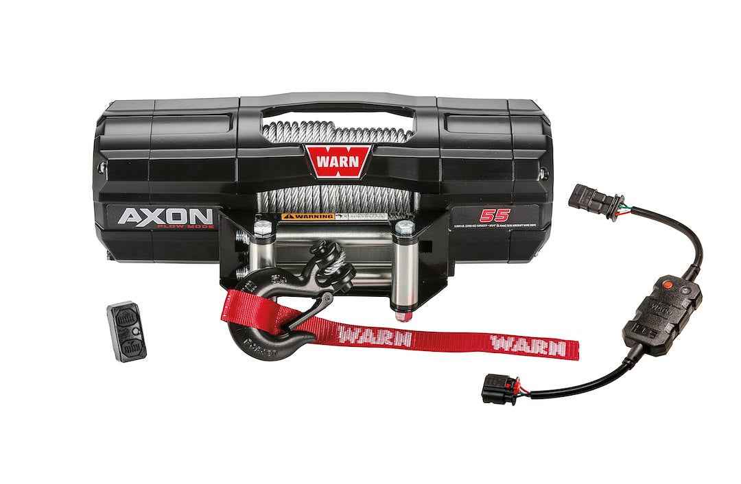 Warn 12V Winch - 5500 lb, Steel Line – 110255