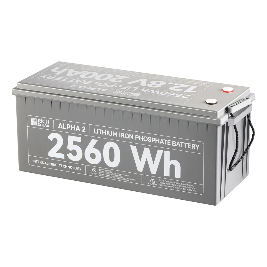 Rich Solar 12V 200Ah Lithium Deep Cycle Battery – RS-B122S