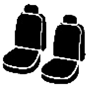 Fia NP97-74 GRAY Neo Ford Bucket-Seat Neoprene Wrap