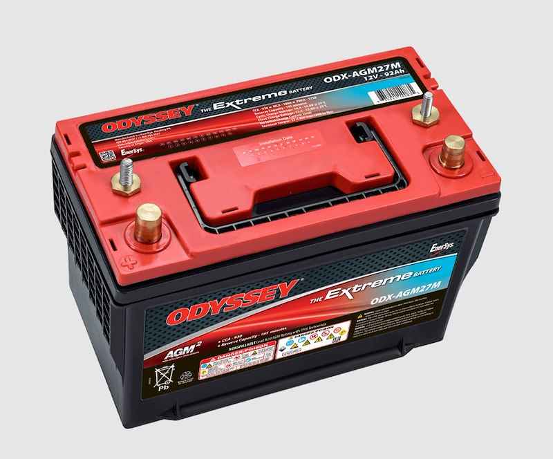 Odyssey Battery ODX-AGM27M Odyssey AGM Starting Battery Group 27 12V 930 CCA Marine – image 8