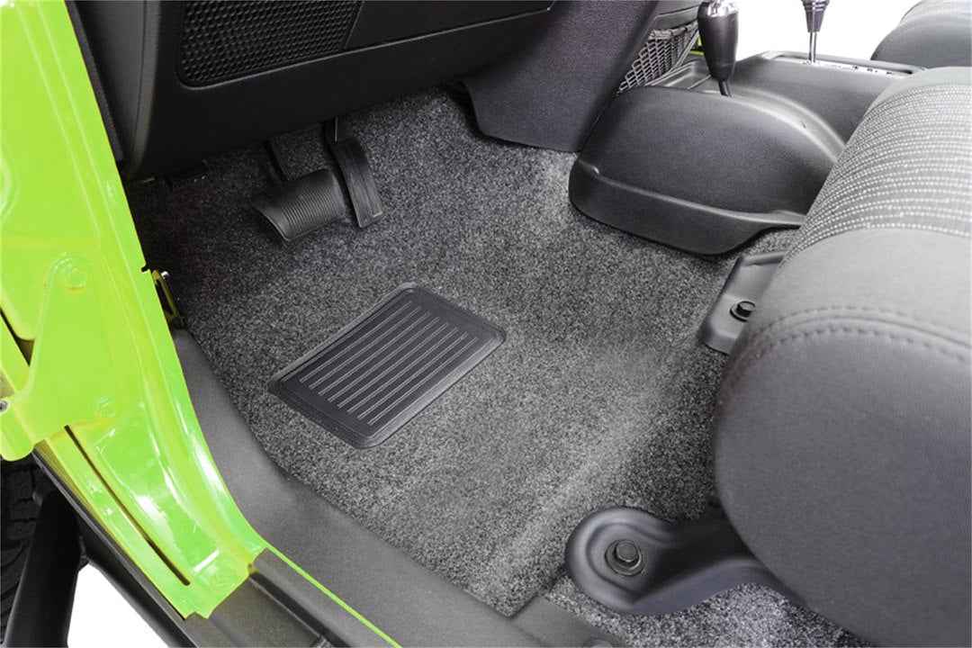 BedRug BRJL18F2 2-Door Wrangler JL Front Footwell Carpet Set