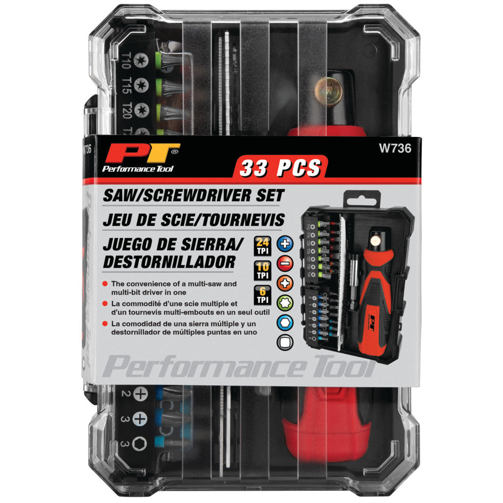 Performance Tool W736 Cutting and Screwdriving Set