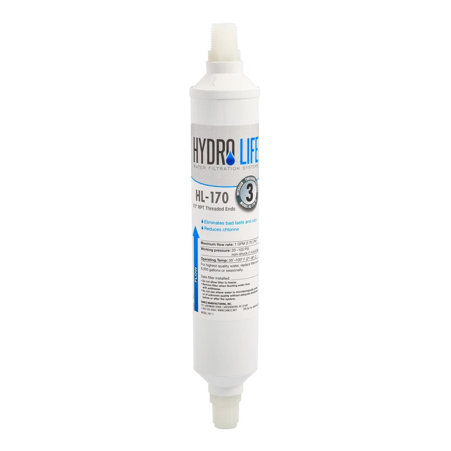 Camco Fresh Water Filter Cartridge - Camco HL170 Series – 52117