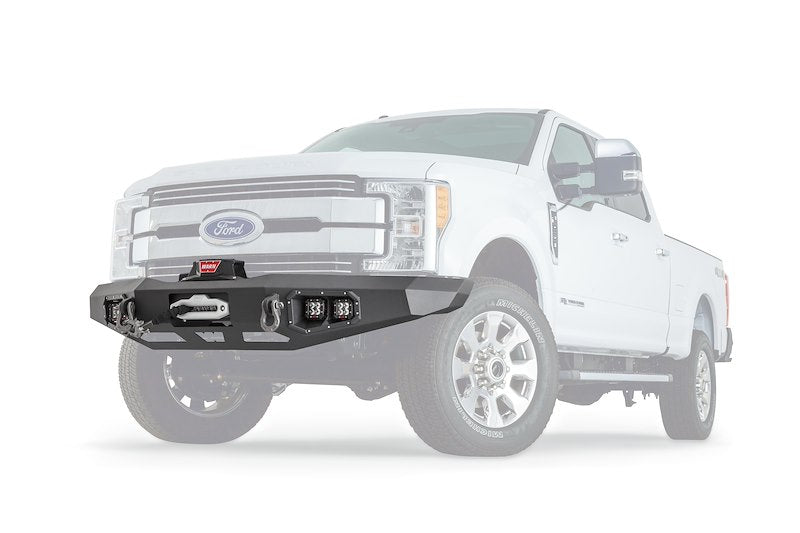 Warn 100918 Ascent Front Bumper with Winch Mount, Ford Super Duty – image 1