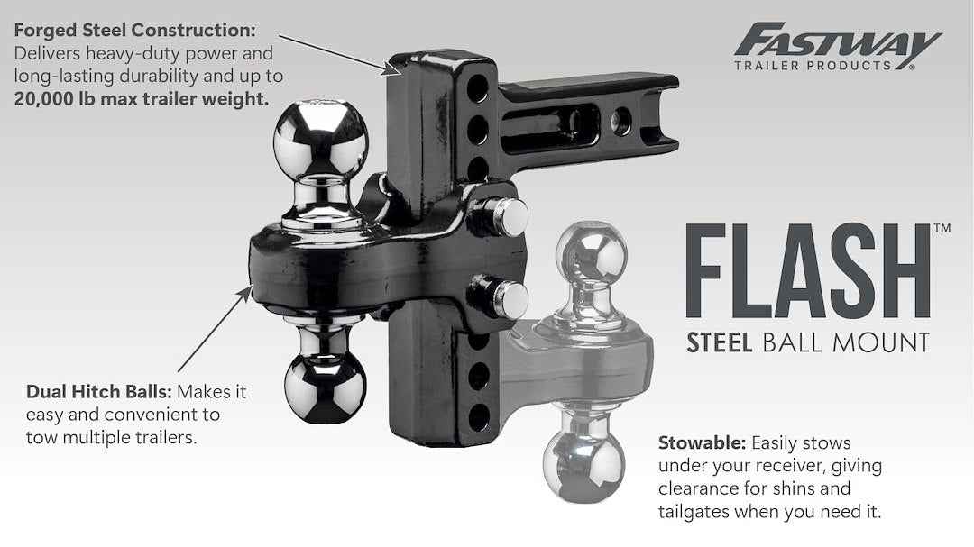 Fastway Trailer Products 49-00-5900 Trailer Hitch Ball Mount - image 5