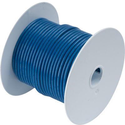 Ancor 100110 Marine Grade Primary Wire - 18 Gauge, Dark Blue, 100 ft