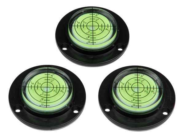 Lippert 2024121200 Circular All-Direction Bubble Levels, Three-Pack