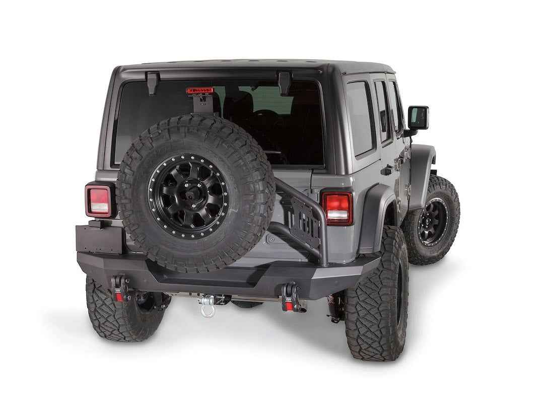Warn Elite Rear Bumper Spare Tire Carrier - Up to 40 in – 102255