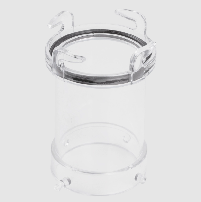 Lippert 2024121186 5-in Straight Clear RV Sewer Adapter