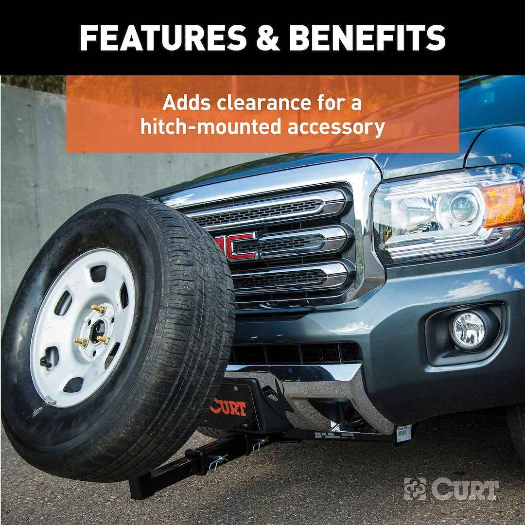 CURT Trailer Hitch Extension - 8 in – 45791