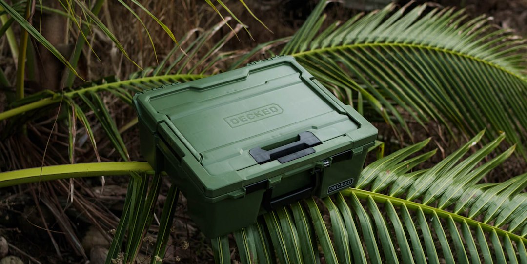 Decked A0020-HRAK-GRN Halfrack 32 Portable Storage Box
