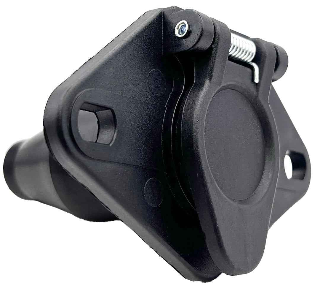 RV Designer TC530 Black Nylon 6-Pin Vehicle Wiring Socket