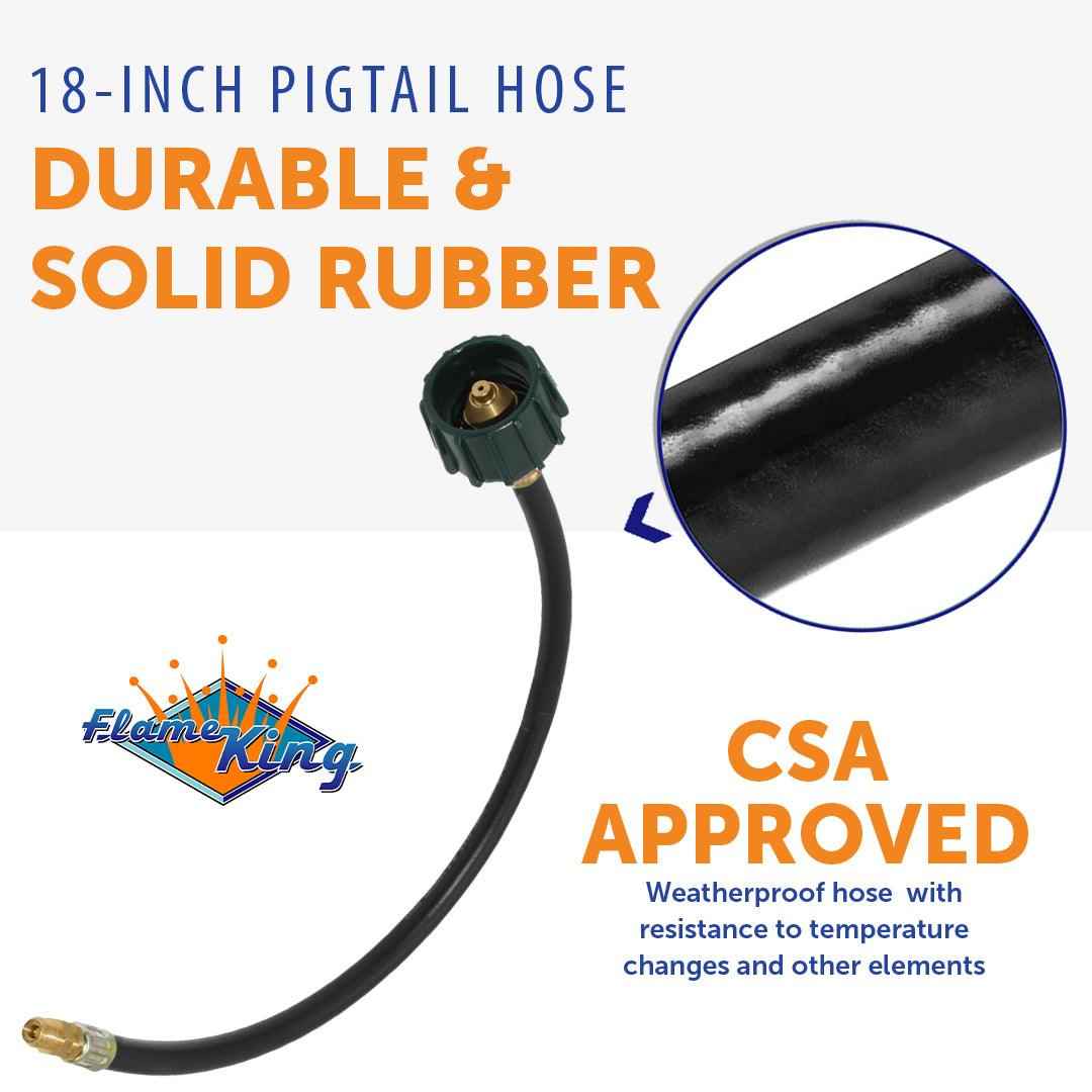 Flame King E18inpt Propane Hose - image 3