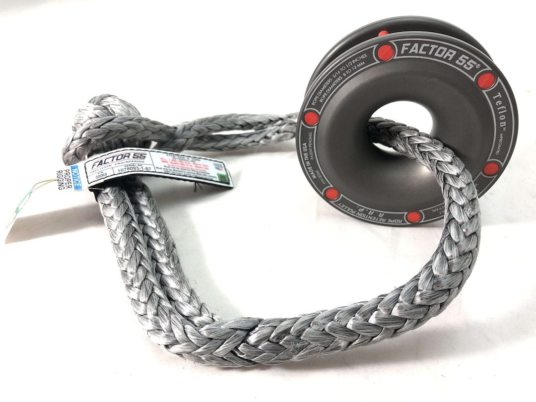 Factor 55 00264 Rope-Retention Pulley/Shackle Combination
