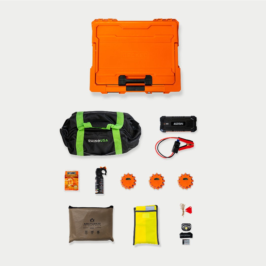 Decked A0132-Road-Org Roadside OS Emergency Case Kit