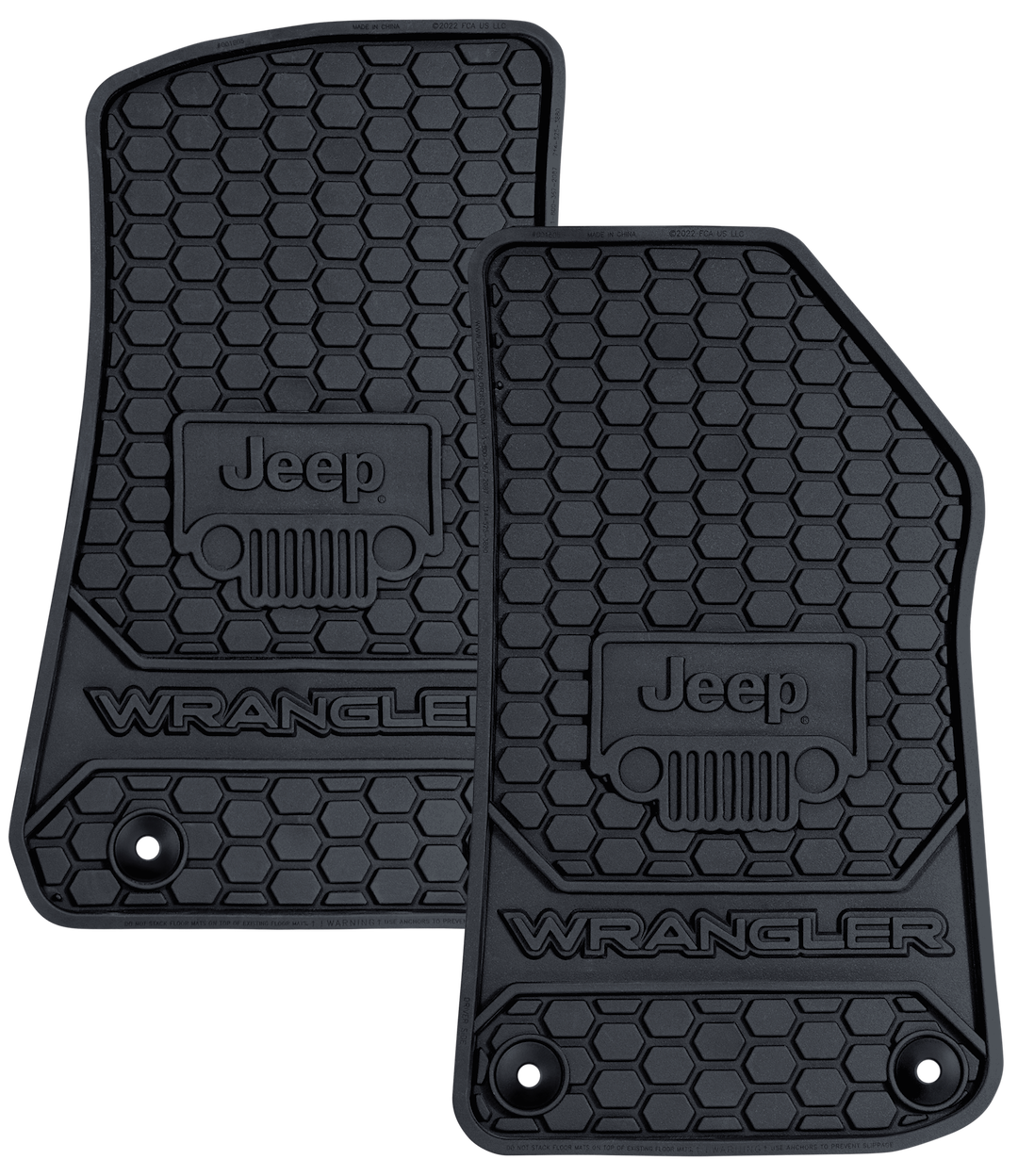 Plasticolor 001805R01 Direct-Fit Jeep Logo Mat